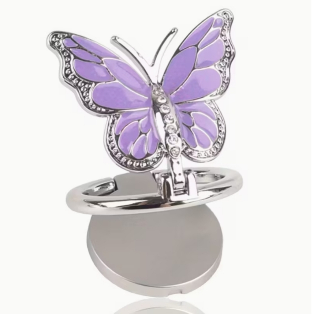 Butterfly Phone Ring Grip 360 Degree Rotating‎ Plating Finger Holder Kickstand